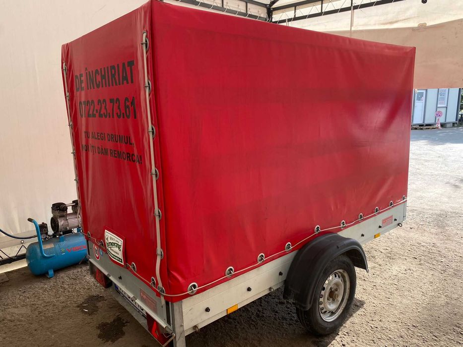 Inchiriez remorca auto 750kg in Timisoara 2,5m lungime