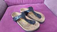 Sandale saboti Birkenstock gizeh thong sandal black marimea 35