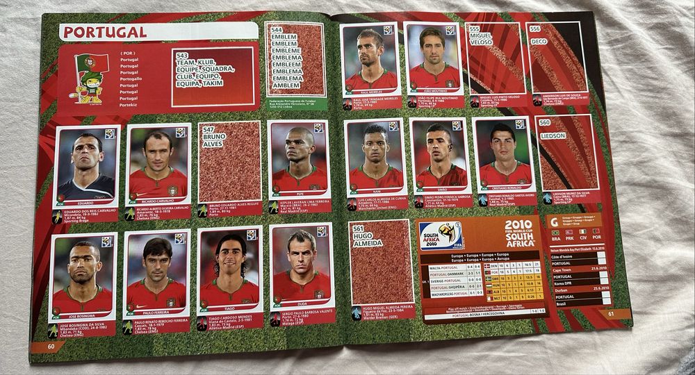 Панини албум 2010