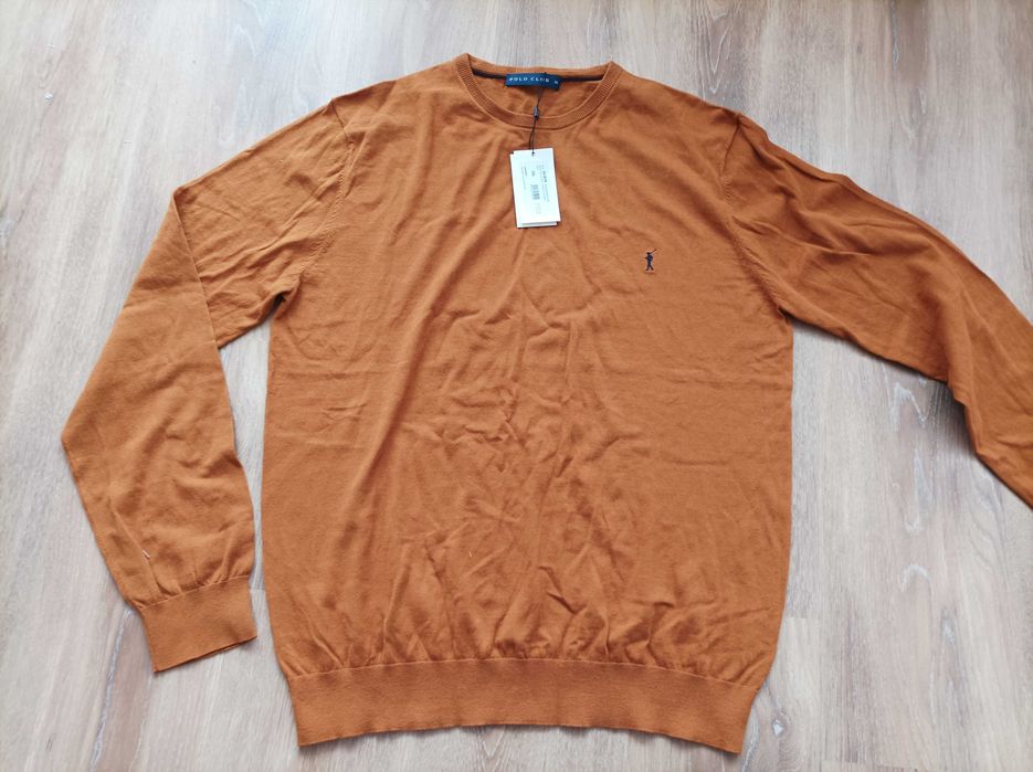 Polo Club Нов голям размер мъжки пуловер