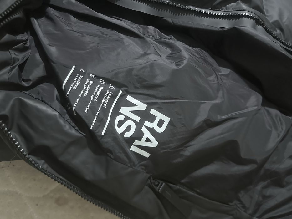 RAINS Alta Long Puffer Jacket Black Men мъжка парка