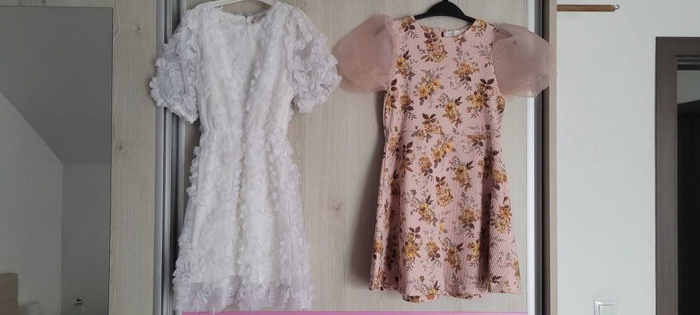 vând rochite noi, zara, mărimea 9, doua bucati la 160 lei.