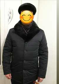 Норковая куртка и норковый мужской головной убор