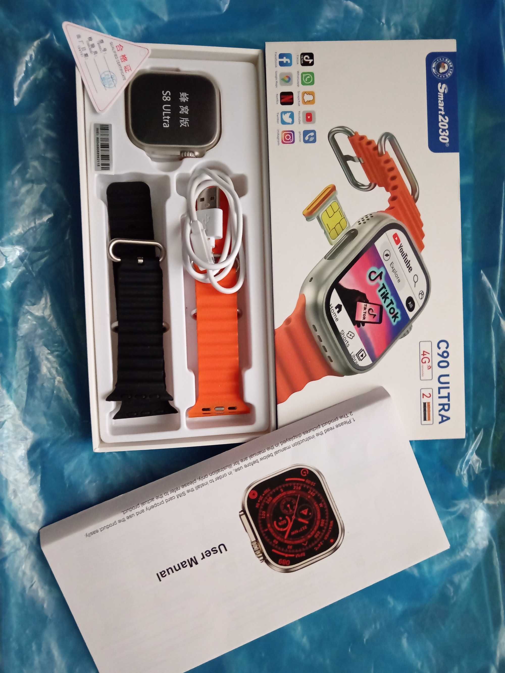 Smart watch C90 ultra 4G