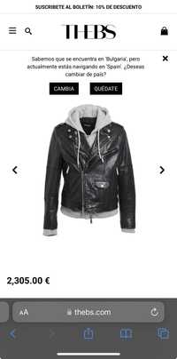 Dsquared2 lether biker jacket