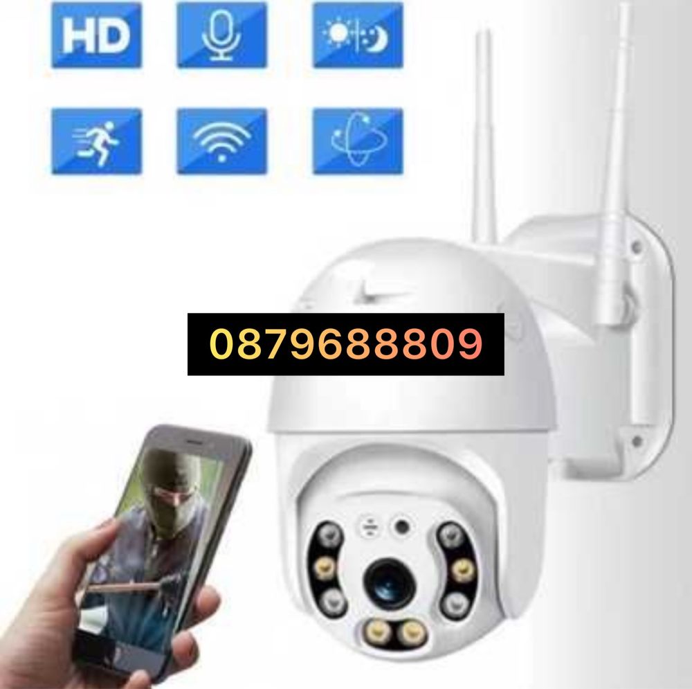 icsee  външна Нова въртяща се безжична WIFI IP FULLHD камера