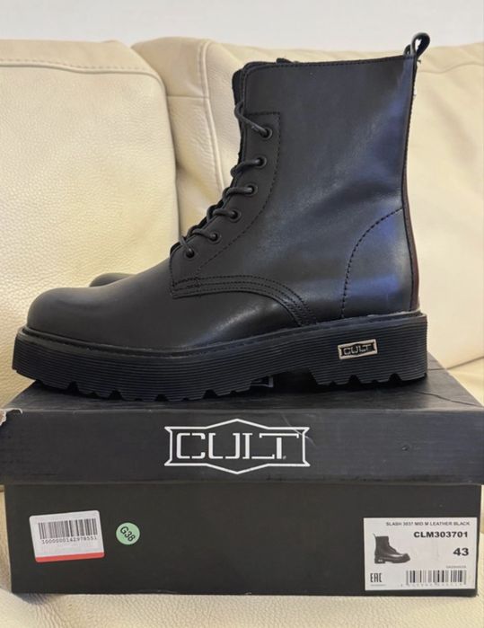 Ghete piele barbati Cult 43 27,5 cm