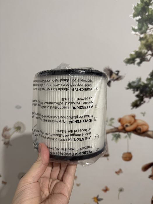 Filtru de aer purificator de aer Acekool nou alb