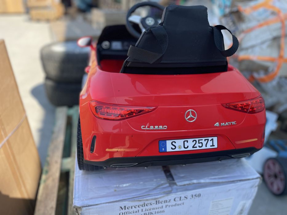 Masinuta electrica 12V cu telecomanda si roti EVA Mercedes CLS350 Red