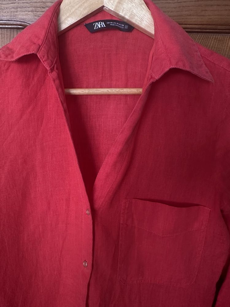 Camasa Zara XS rosie