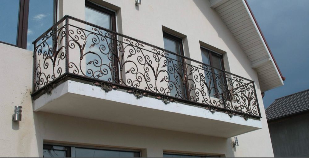Balustrade si balcon din fier forjat