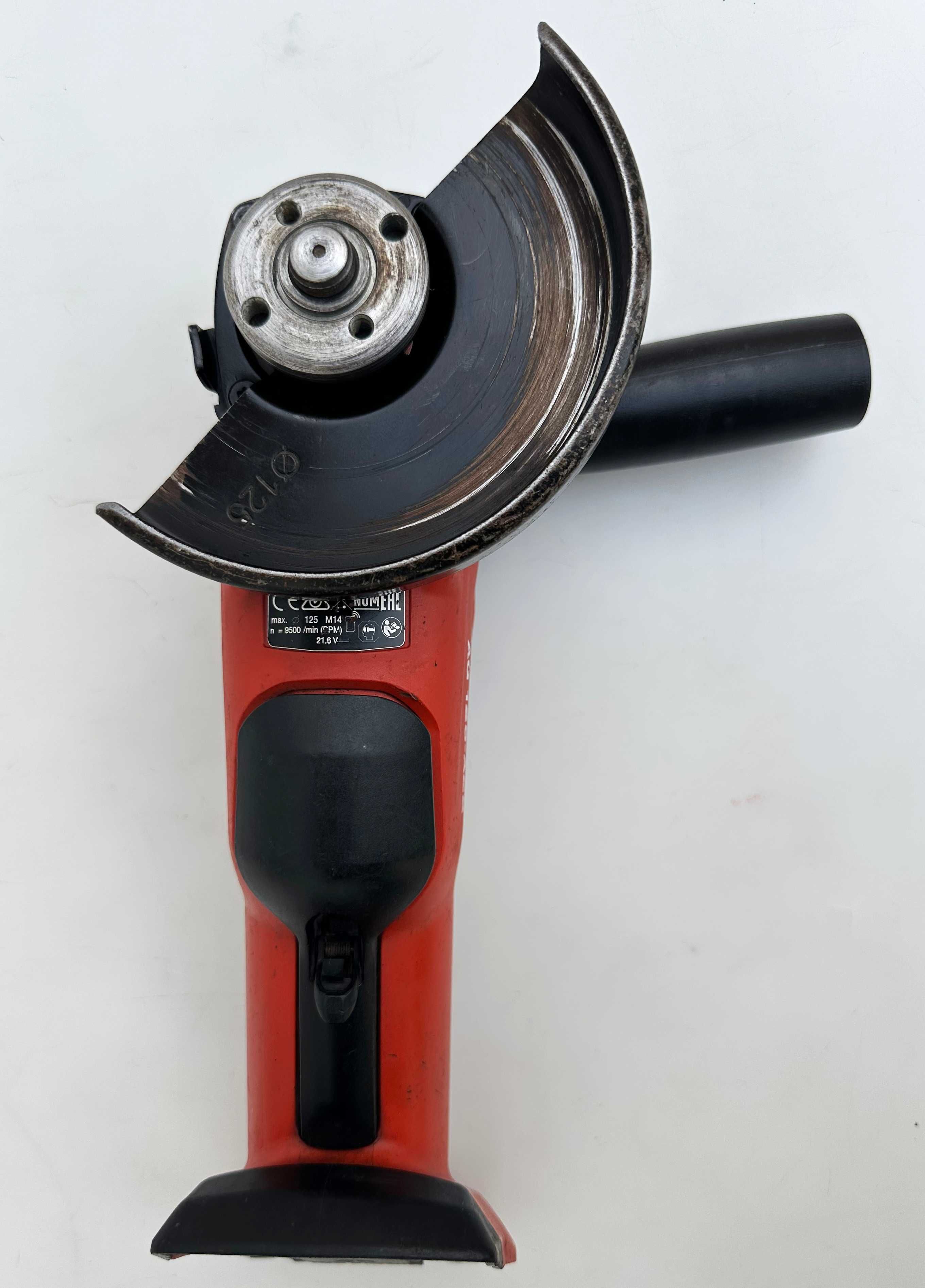 HiLTi AG 125-A22 - Безчетков акумулаторен ъглошлайф 22V