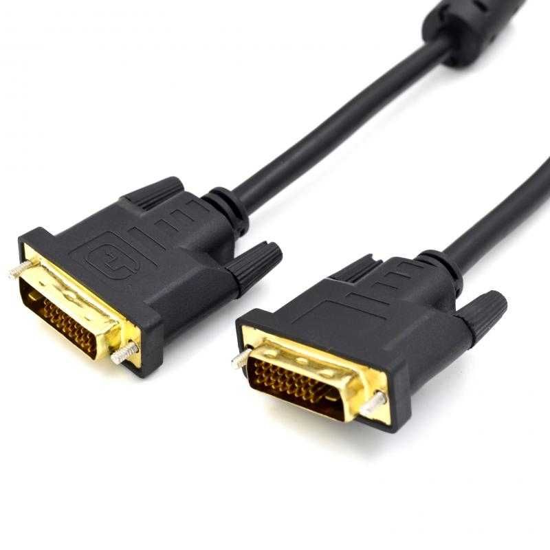 Кабель DVI 24+1 - DVI 24+1, 1.5m новый в упаковке.