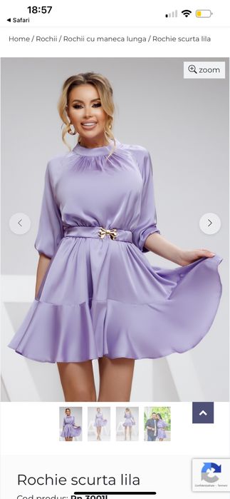 Rochie scurta lila