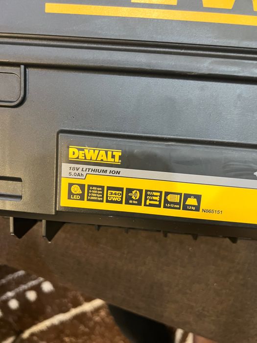 Акумулаторен ударен винтоверт DeWALT DCD709, 18 V