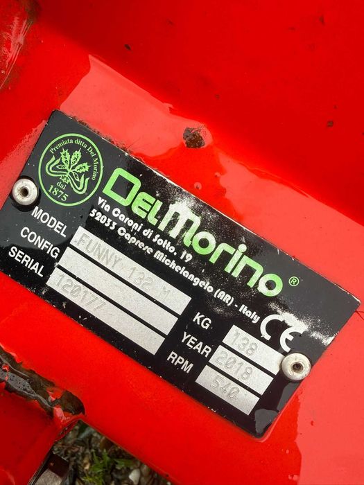 Tocătoare iarbă Del Morino Funny 132M - ideală pentru tractoare mici