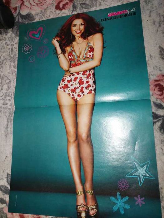 Poster Justin Timberlake/ Elena Gheorghe