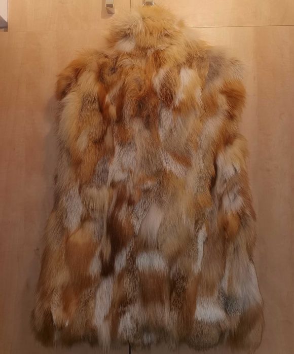 Vestă blană naturală de vulpe