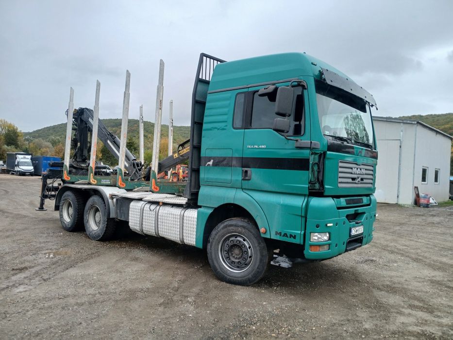 Vând macara forestieraRAR FACUT MAN TGA 480