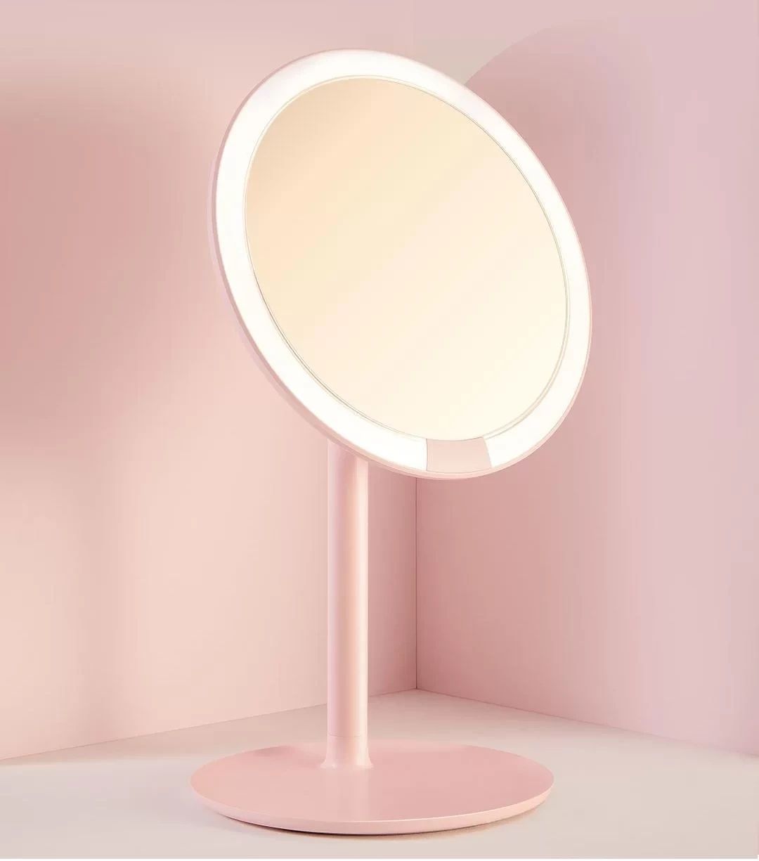 Новое! Профессиональное зеркало XIAOMI AMIRO. Розовое. Оригинал