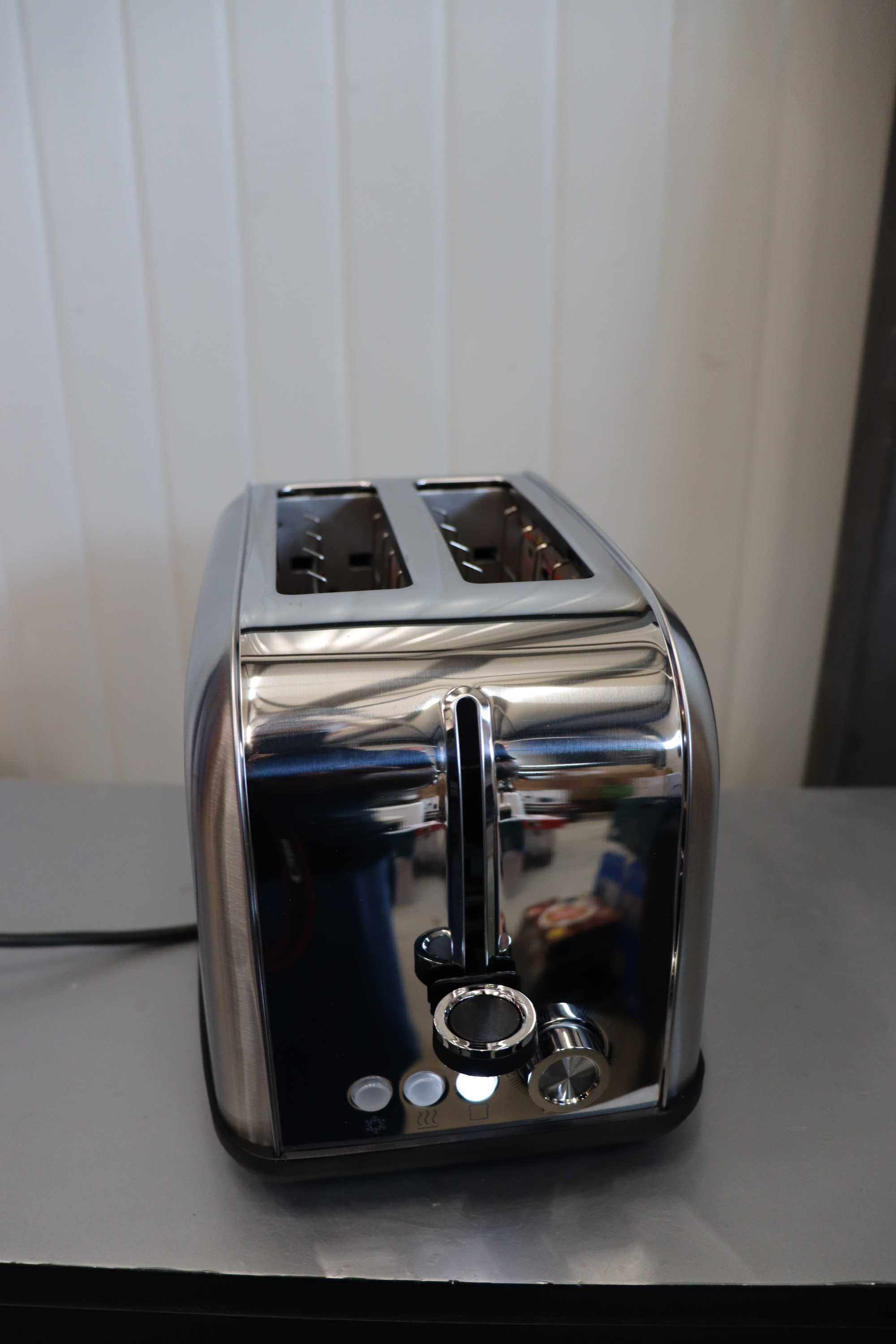 Тостер Cecotec Toastin' time 850 Inox Long Lite, 850W, 2 филийки, Inox