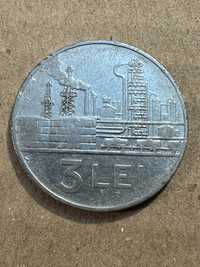 Moneda 3 lei 1966  Republica Socialista Romania