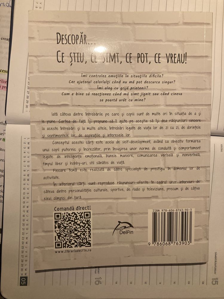 DESCOPĂR…ce știu, ce simt, ce pot, ce vreau! copii 10+