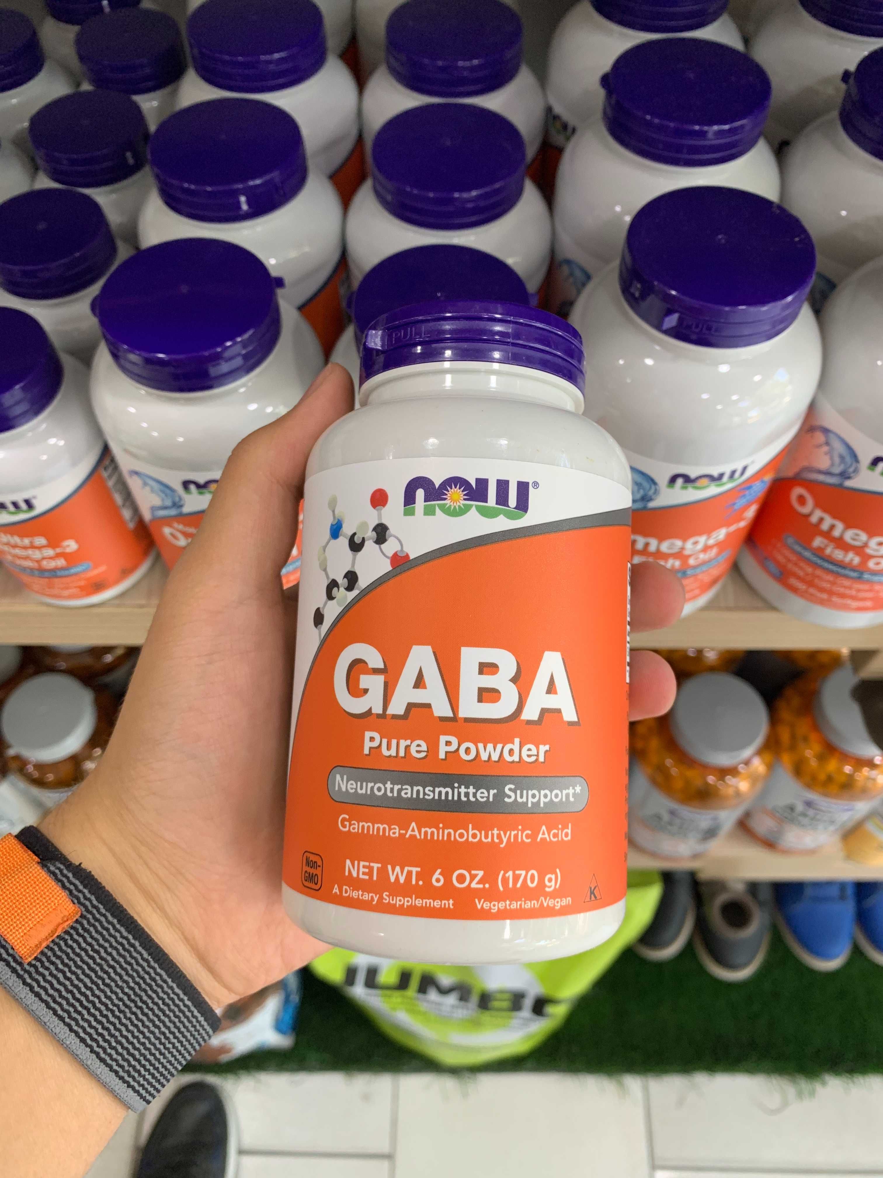 NOW FOODS GABA Pure Powder 6 Oz
