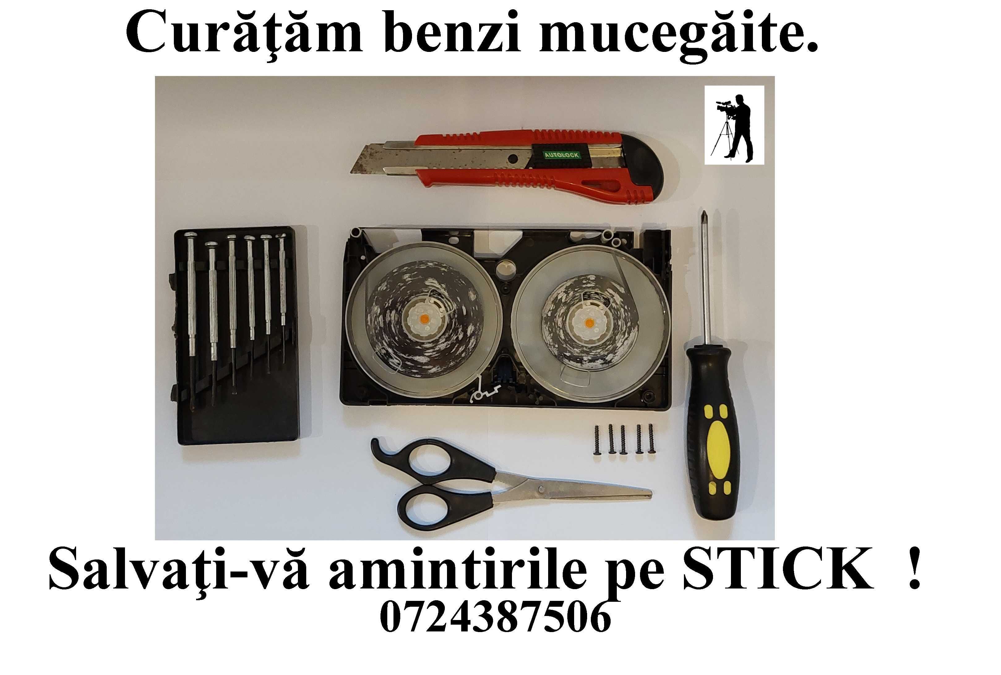 Transfer casete video VHS, 8 mm, MiniDv, pe Stick USB, HDD sau DVD