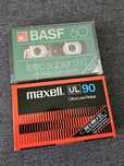 2 Casete Audio Maxell BASF 1978 - 1980
