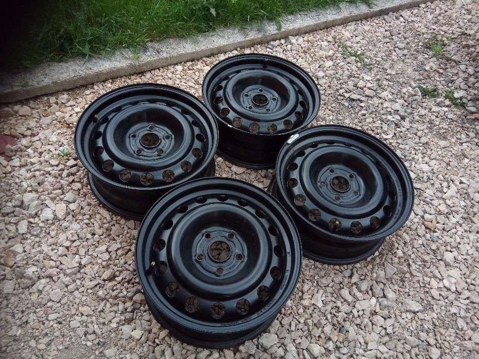 Set 4 JANTE TABLA R15 ORIGINALE VW cu prindere 5x112.