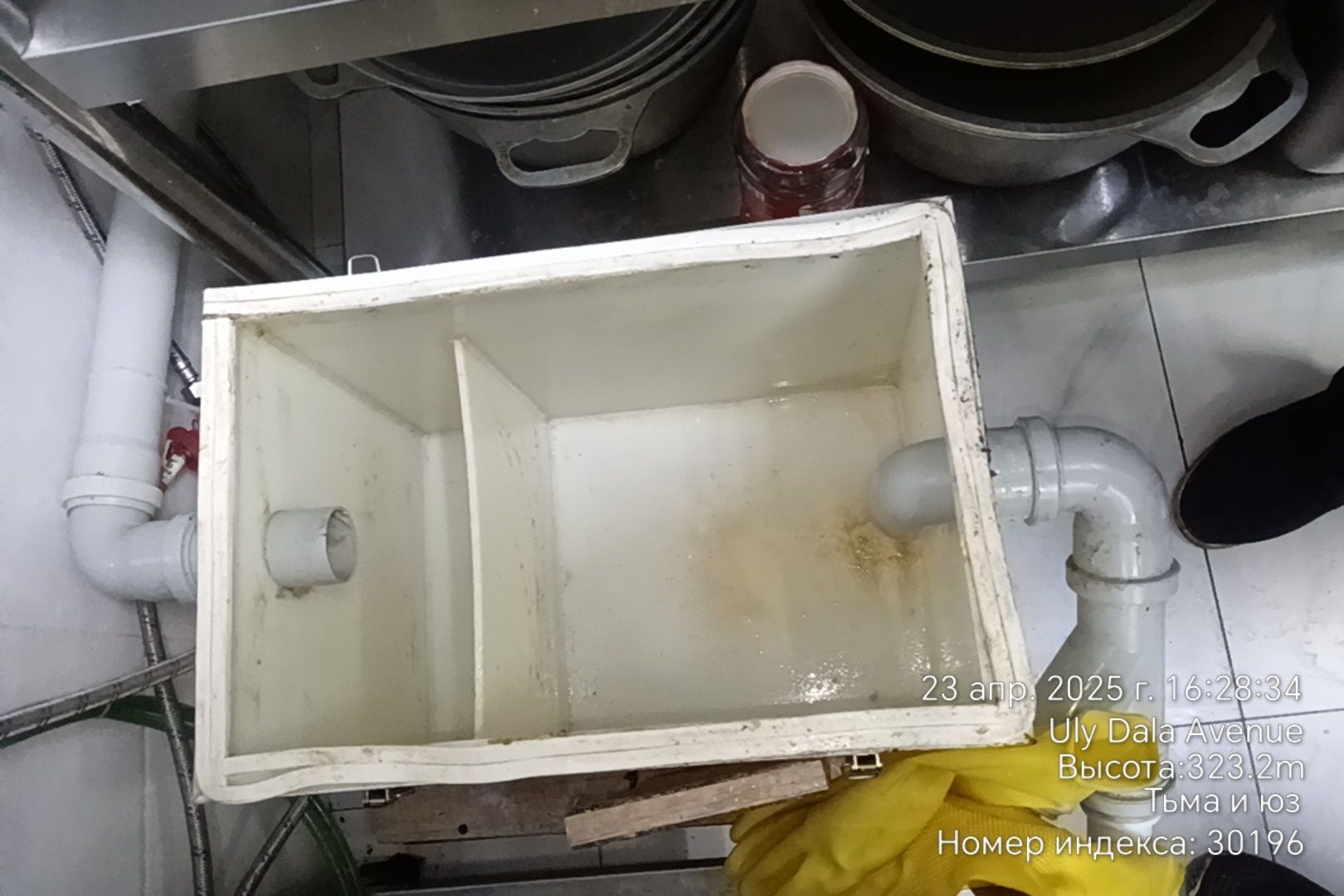 Чистка жироуловителя
