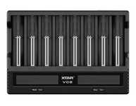 Incarcator XTAR VC8,pt 8 acumulatori,Li-Ion sau Ni-Mh,USB-C, LCD,Negru