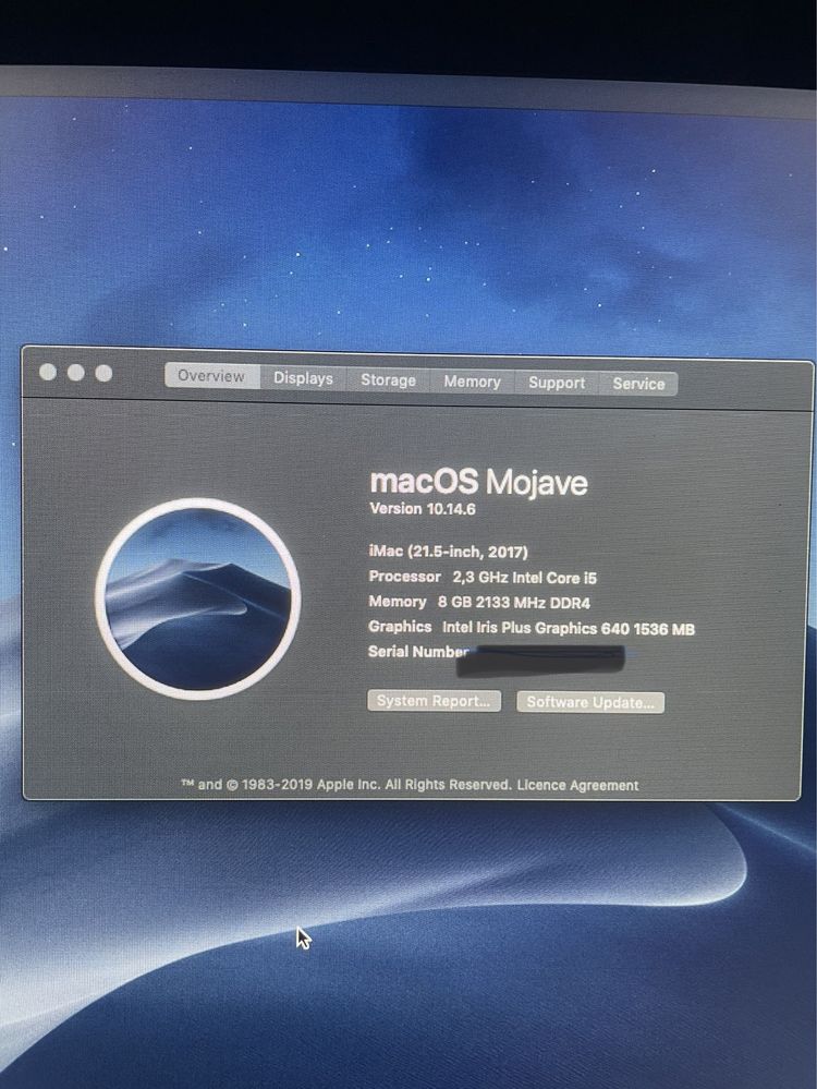 iMac 21.5 Inch 2017(nu macbook apple microsoft macintosh rick)