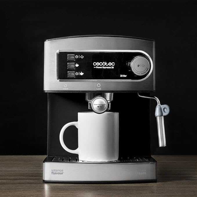 Ръчна еспресо кафемашина Cecotec Power Espresso 850 W, 20bar,1,5L