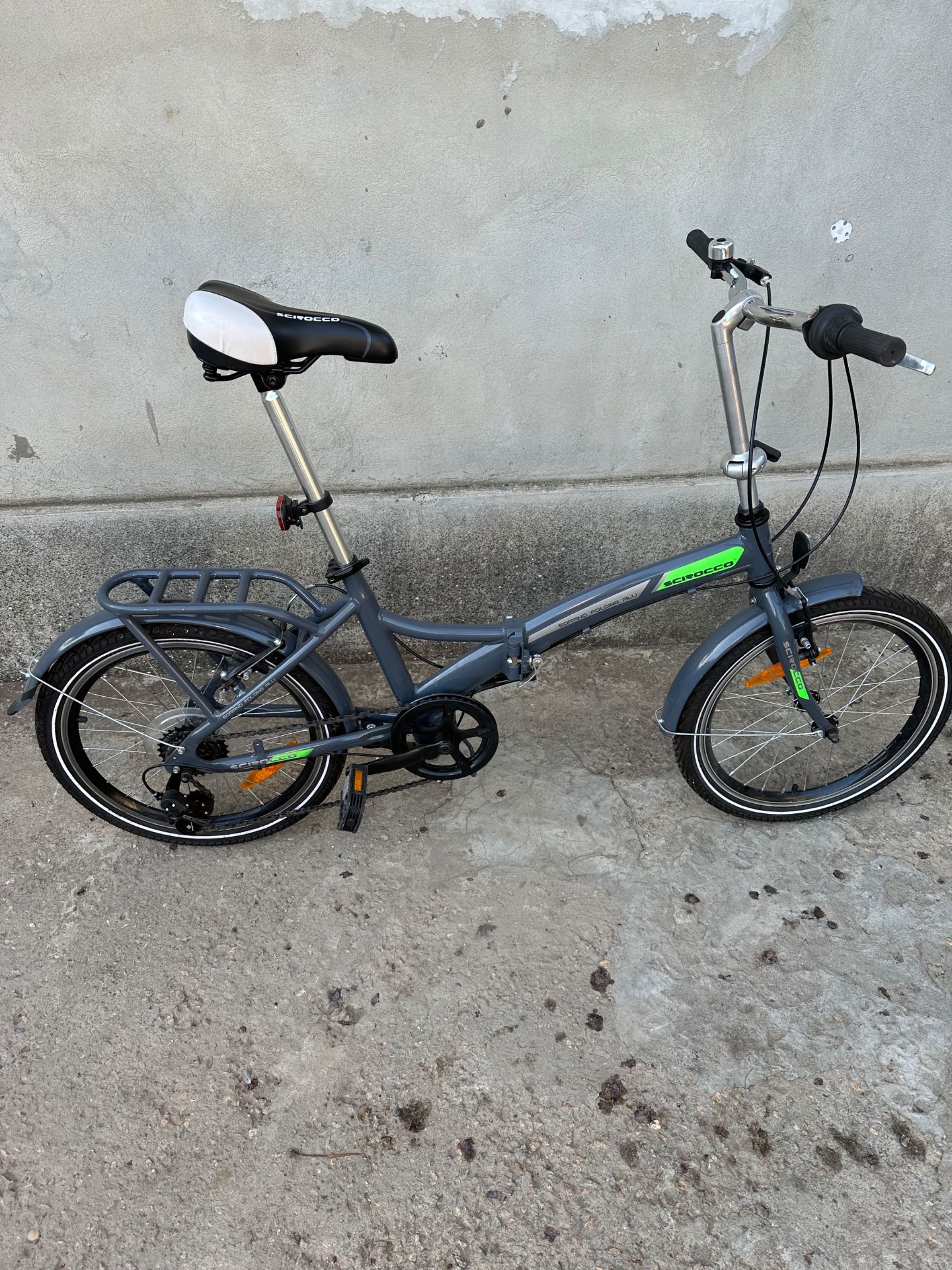 Bicicleta pliabilă Scirocco ne folosită ca nouă