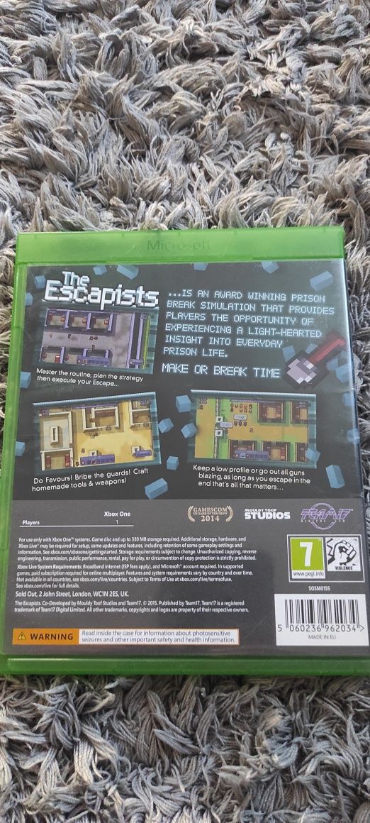 Transport 14 lei Joc/jocuri The Escapists Xbox One