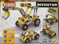 Set cărămizi Engino 16 modele vehicule/masini de construcții Inventor