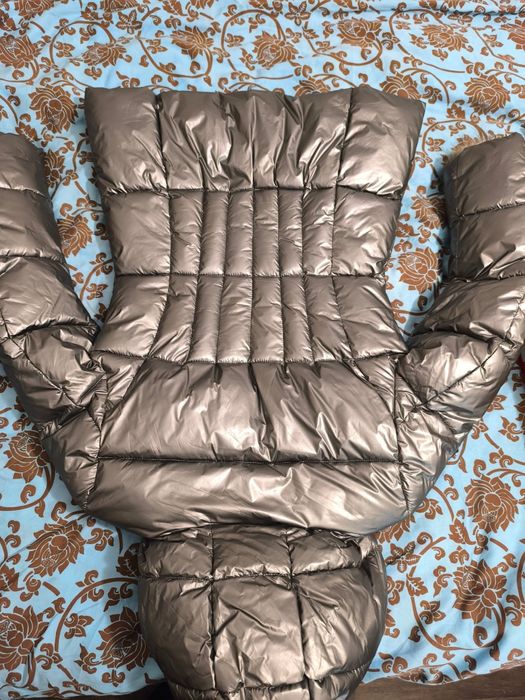 Сребърно зимно дамско яке