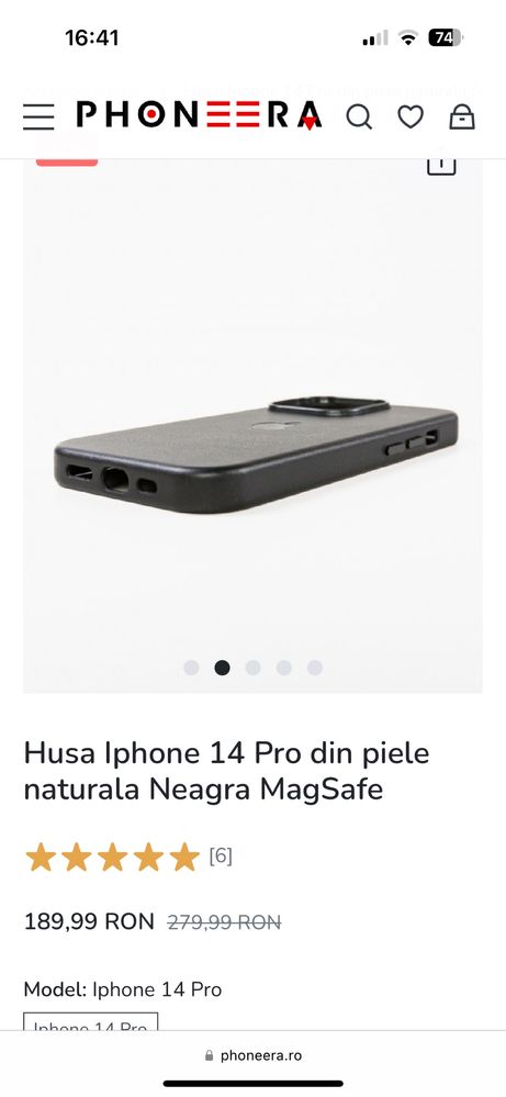 Vand husa originala apple pt iphone 14 pro!