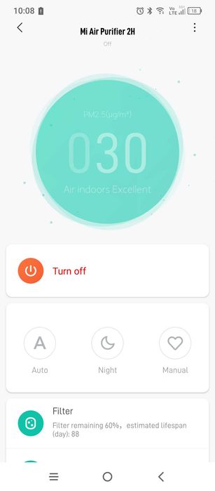 Пречиствател на въздъх Mi Purifier 2H