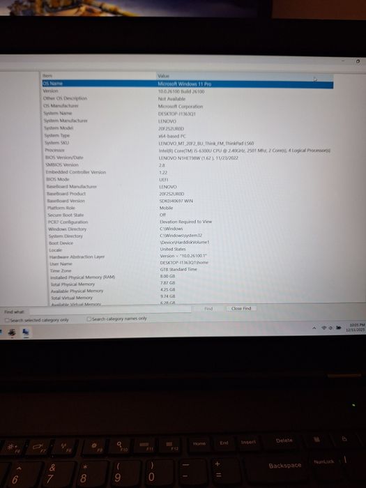 Laptop Lenovo Thinkpad L560, i5-6300U, 8GB , SSD 240 GB, FullHD  15.6"