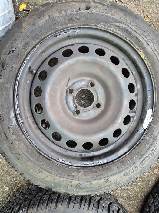 4бр стоманени джанти за Дачия докер/ 6ж Х15/ ет 40/ 4Х 100/