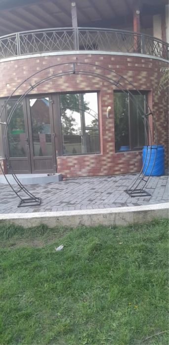 Arcada intrare - nunta - metal auriu