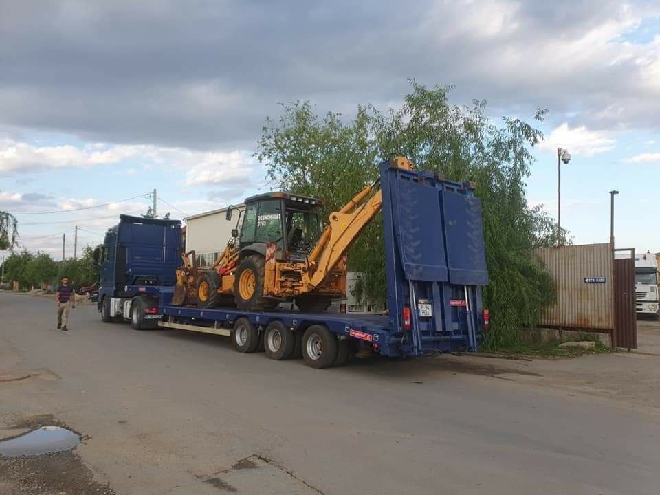 Transport utilaje agricole si construcții - trailer agabaritic