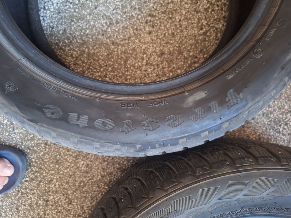Зимни гуми 4 броя-2бр. Nexen205×55×16+2бр. Firestone Winterhawk 4 205×