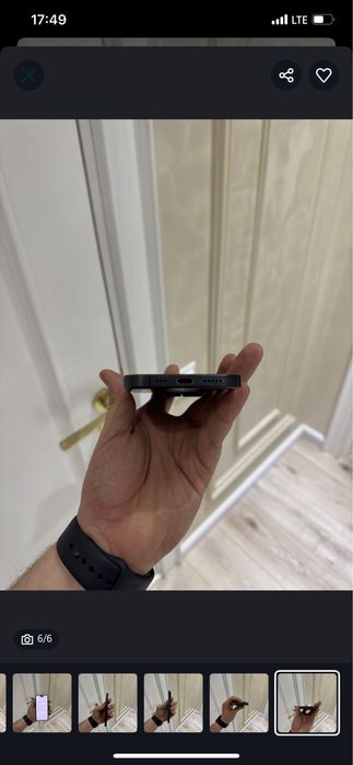 Iphone 15 pro black titanium 128GB sim karobka