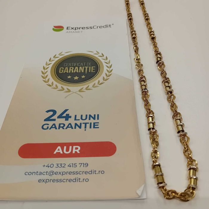 Lant aur 14k 20.60g (ag49 Esplanada b.5449.1) * 2 ani garantie