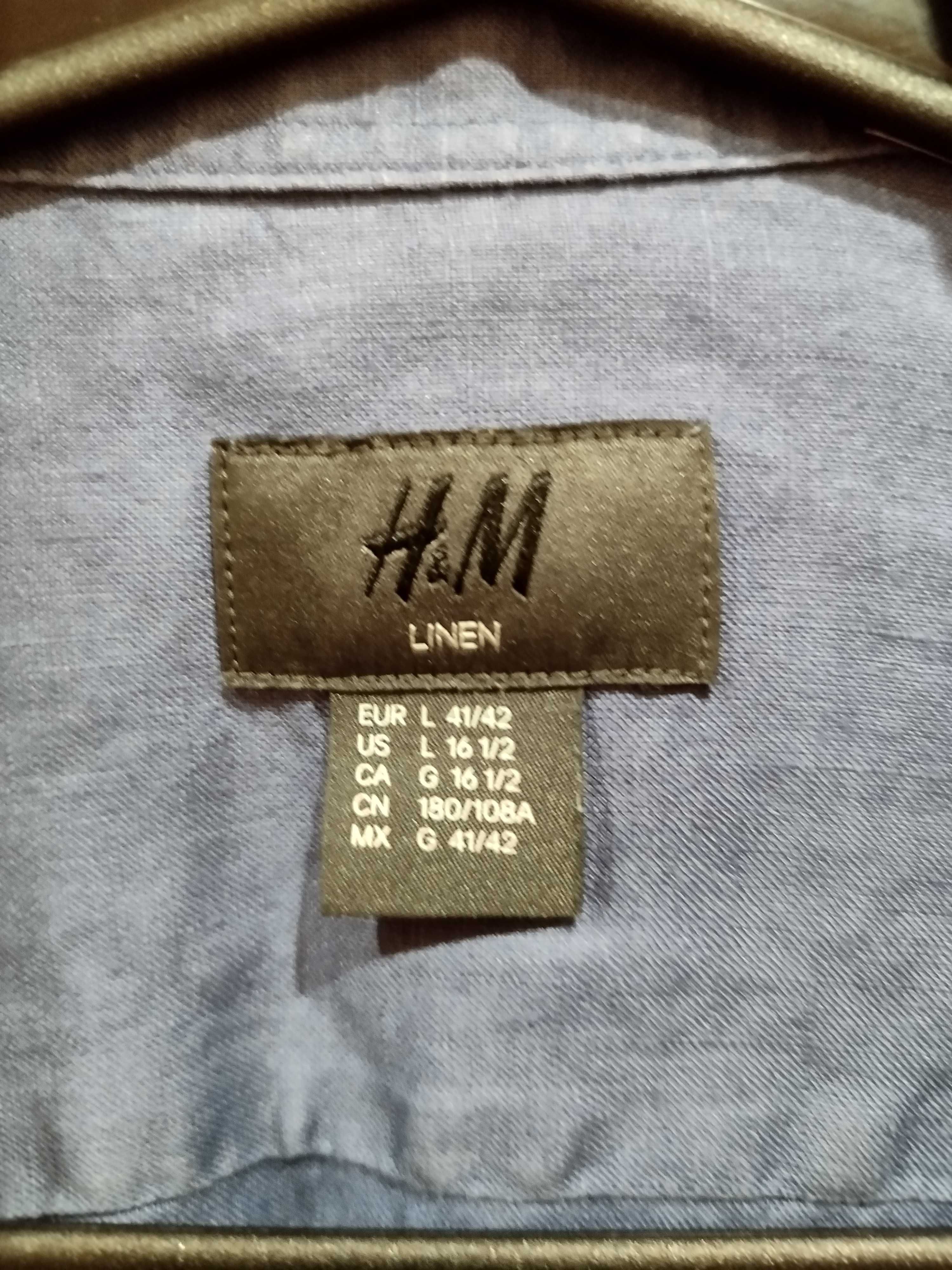 Мъжка риза с дълги ръкави H&M