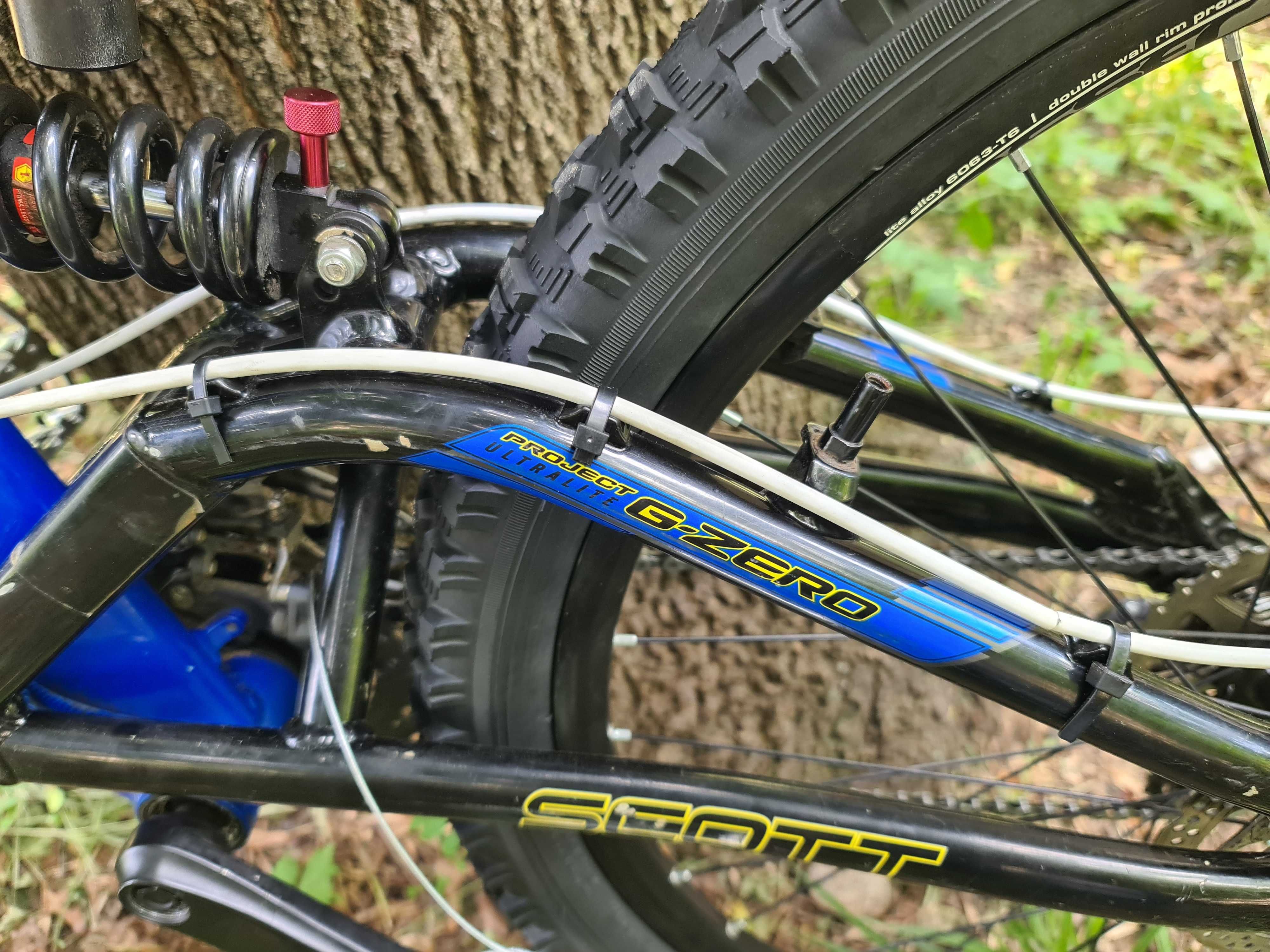 Детско алуминиево колело Scott с дискови спирачки Shimano Deore SLX